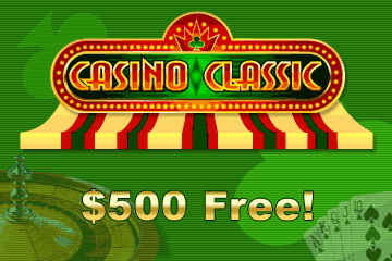 Casino Classic, $500 free bonus